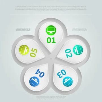 Vector infographic for teamwork Stock Illustration