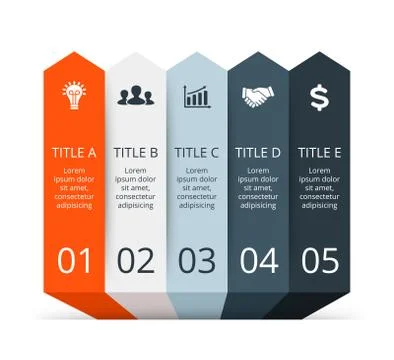 Vector infographic. Template for diagram, graph, presentation and chart Stock Illustration