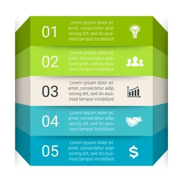 Vector infographic. Template for diagram, graph, presentation and chart Stock Illustration