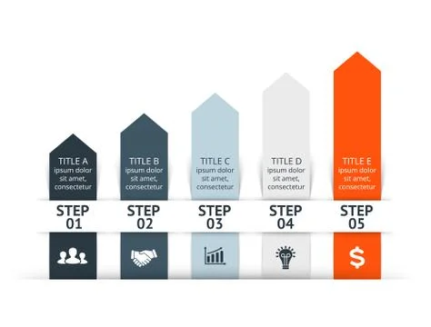 Vector infographic. Template for diagram, graph, presentation and chart Stock Illustration
