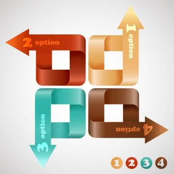 Vector infographic template Stock Illustration