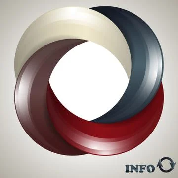 Vector infographic template Stock Illustration