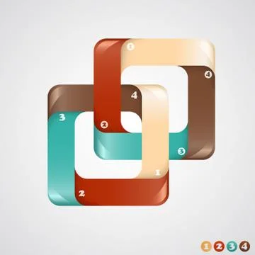 Vector infographic template Stock Illustration
