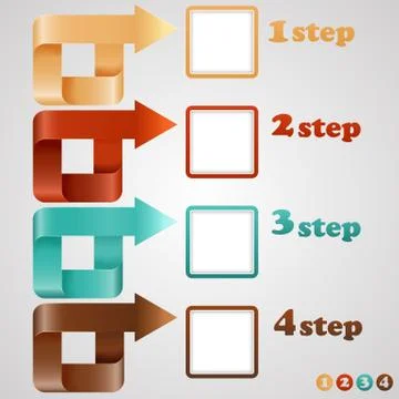 Vector infographic template Stock Illustration
