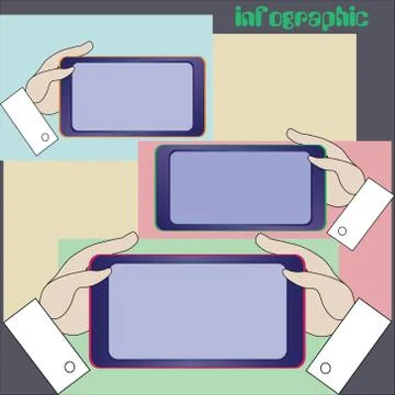 Vector infographic template Stock Illustration