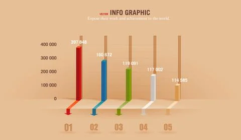 Vector infographics element Stock Illustration