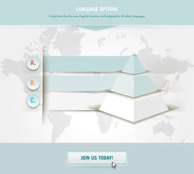 Vector infographics element Stock Illustration