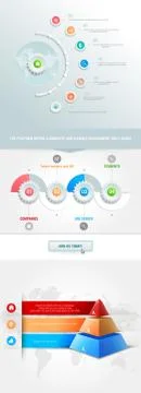 Vector infographics element Stock Illustration