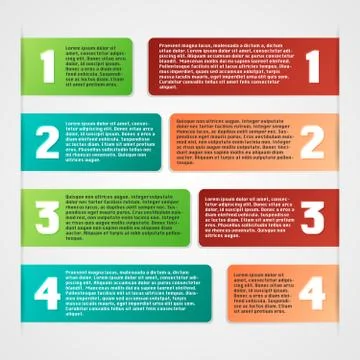 Vector infographics set Stock Illustration