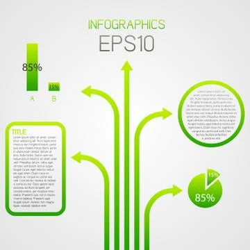 Vector infographics set Stock Illustration