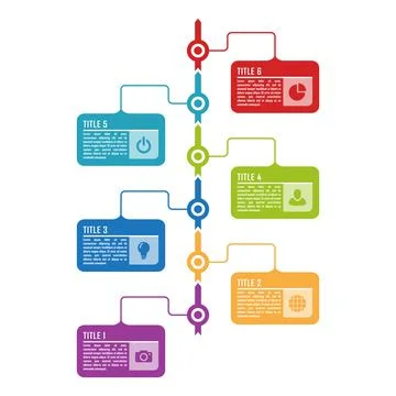 Vector infographics template for chart, diagram, web design, presentation, wo Illustrazione stock
