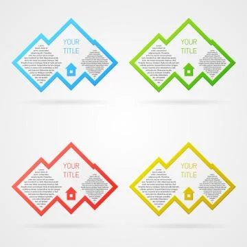 Vector infographics template Illustrazione stock