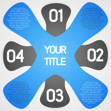Vector infographics template Stock Illustration