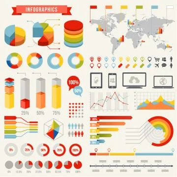 Vector Infographics Template Stock Illustration