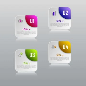 Vector infographics template Stock Illustration