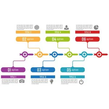 Vector infographics template Illustrazione stock
