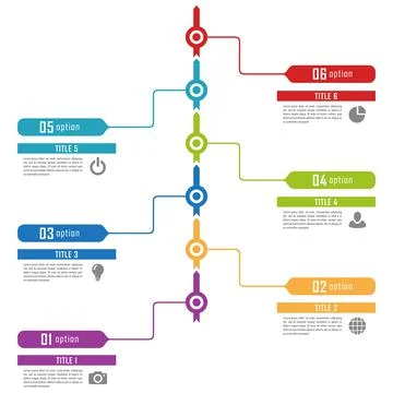 Vector infographics template Illustrazione stock