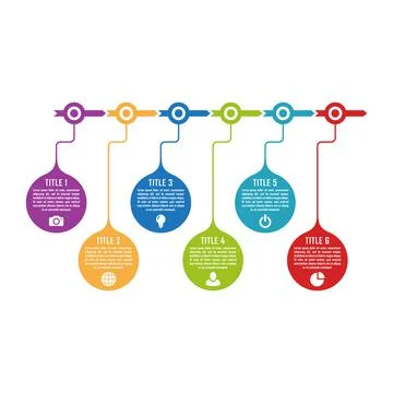 Vector infographics template Illustrazione stock