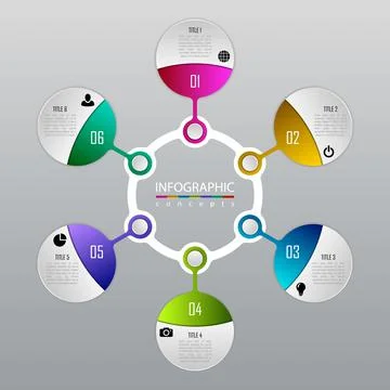 Vector infographics template Stock Illustration