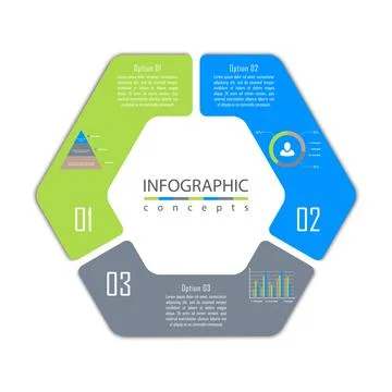 Vector infographics template Stock Illustration