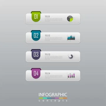 Vector infographics template Stock Illustration