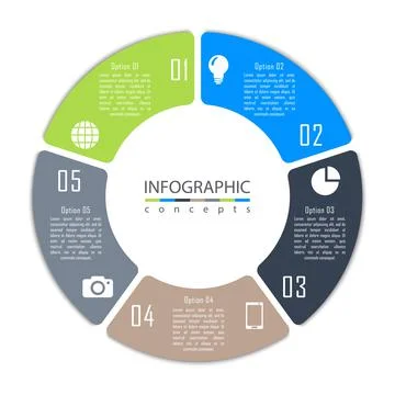 Vector infographics template イラスト素材
