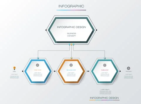 Vector infographics timeline design template Stock Illustration