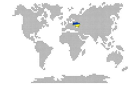 Vector. Information graphics. The world map. Stock Illustration