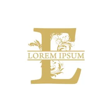 Vector Initial e letter luxury beauty flourishes ornament monogram wedding ic Stock Illustration