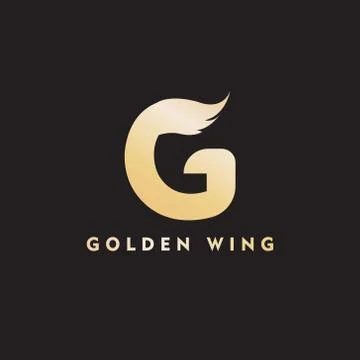 Vector initial letter g business wing logo icon corporate technology concept  Stock Illustration
