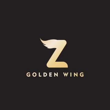 Vector initial letter z business wing logo icon corporate technology concept  Stock Illustration