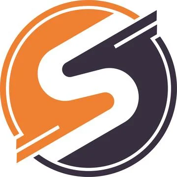 Vector initial s letter logistic logo Stock Illustration