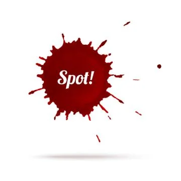 Vector ink blot Stock Illustration