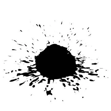 Vector Ink Blotch. Design Element. Vector Ink Blotch. Can Be Used As Desig... Stock Photos