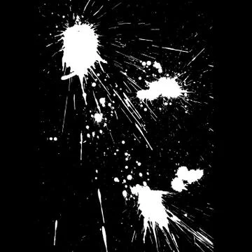 Vector ink paint splatter texture. Stock-Illustration