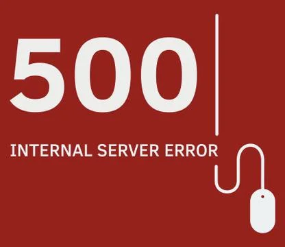 Vector internal server error Illustrazione stock