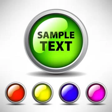 Vector internet buttons Stock Illustration