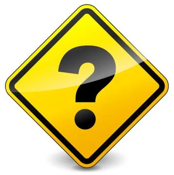 Vector interrogation icon Stock Illustration