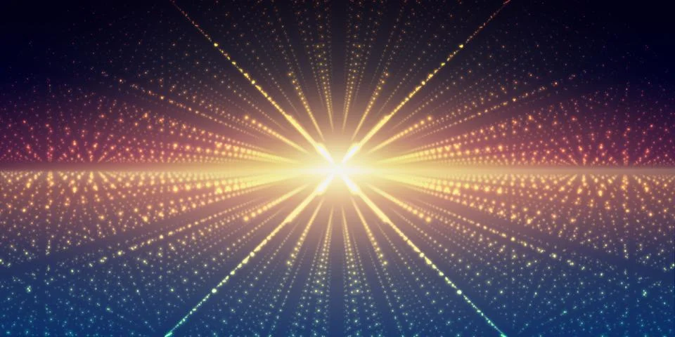 Vector interstellar space background.Cosmic galaxy illustration.Background with Stock Illustration