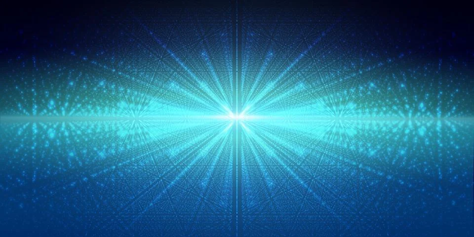 Vector interstellar space background.Cosmic galaxy illustration.Background with Illustrazione stock