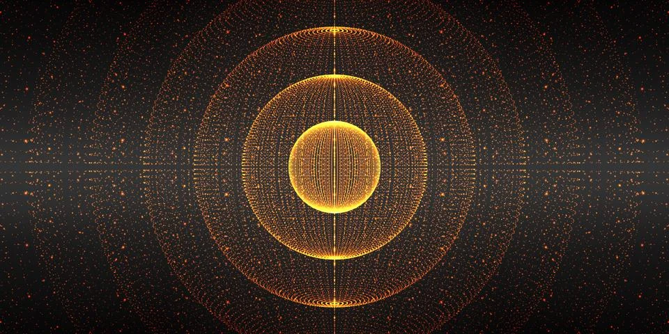 Vector interstellar space background.Cosmic galaxy illustration.Background with Illustrazione stock