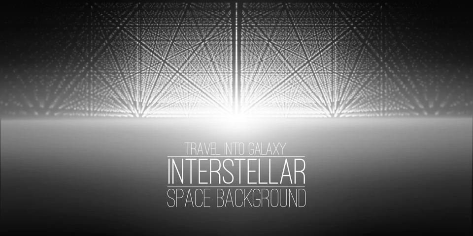Vector interstellar space background.Cosmic galaxy illustration.Background with Stock-Illustration