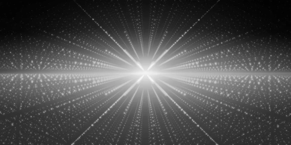 Vector interstellar space background.Cosmic galaxy illustration.Background with Illustrazione stock