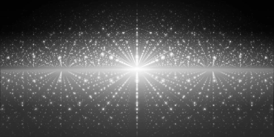 Vector interstellar space background.Cosmic galaxy illustration.Background with Stock Illustration