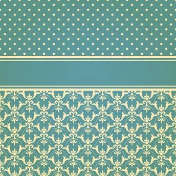 Vector invitation card Stock Illustration