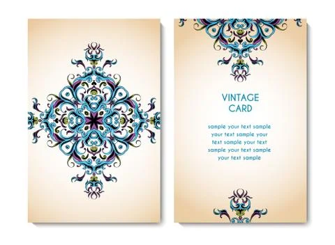 Vector invitation card Stock Illustration
