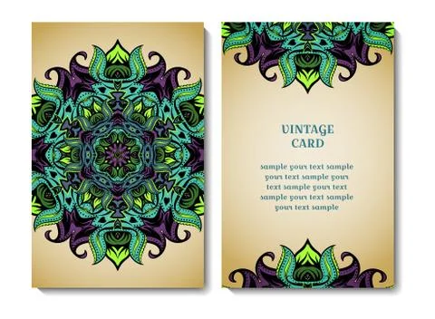 Vector invitation card Stock Illustration