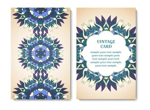 Vector invitation card Stock Illustration