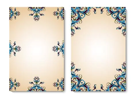 Vector invitation card Ilustração Stock