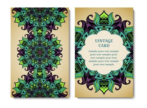 Vector invitation card Stock Illustration